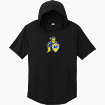 Madonna Crusaders Sport-Tek Men's PosiCharge Tri-Blend Wicking Short Sleeve Hoodie Front Thumbnail