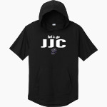 JJC Wolves <span class="pdp-name-mascot">JJC Wolves</span> Sport-Tek Men's PosiCharge Tri-Blend Wicking Short Sleeve Hoodie Front Thumbnail