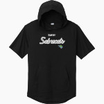 Summit Sabrecats <span class="pdp-name-mascot">Summit School Sabrecats</span> Sport-Tek Men's PosiCharge Tri-Blend Wicking Short Sleeve Hoodie Front Thumbnail