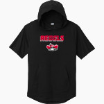 South Newton Rebels <span class="pdp-name-mascot">South Newton Rebels</span> Sport-Tek Men's PosiCharge Tri-Blend Wicking Short Sleeve Hoodie Front Thumbnail
