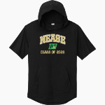 NEASE HIGH SCHOOL PANTHERS Sport-Tek Men's PosiCharge Tri-Blend Wicking Short Sleeve Hoodie Front Thumbnail