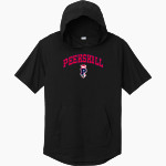 PEEKSKILL HIGH SCHOOL RED DEVILS <span class="pdp-name-mascot">PEEKSKILL RED DEVILS</span> Sport-Tek Men's PosiCharge Tri-Blend Wicking Short Sleeve Hoodie Front Thumbnail