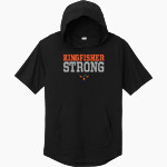 Invest Collegiate Imagine Kingfishers <span class="pdp-name-mascot">Invest Collegiate Imagine Kingfishers</span> Sport-Tek Men's PosiCharge Tri-Blend Wicking Short Sleeve Hoodie Front Thumbnail