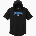 Woodburn Bulldogs <span class="pdp-name-mascot">Woodburn Bulldogs</span> Sport-Tek Men's PosiCharge Tri-Blend Wicking Short Sleeve Hoodie Front Thumbnail