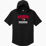 Wamego Raiders <span class="pdp-name-mascot">Wamego Raiders</span> Sport-Tek Men's PosiCharge Tri-Blend Wicking Short Sleeve Hoodie Front Thumbnail