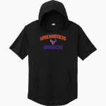 Iowa Mavericks Sport-Tek Men's PosiCharge Tri-Blend Wicking Short Sleeve Hoodie Front Thumbnail