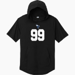 BAKER HIGH SCHOOL HORNETS <span class="pdp-name-mascot">BAKER HORNETS</span> Sport-Tek Men's PosiCharge Tri-Blend Wicking Short Sleeve Hoodie Front Thumbnail