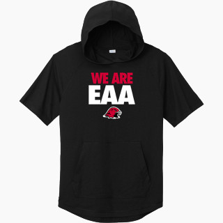 Sport-Tek Men's PosiCharge Tri-Blend Wicking Short Sleeve Hoodie