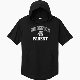 Sport-Tek Men's PosiCharge Tri-Blend Wicking Short Sleeve Hoodie