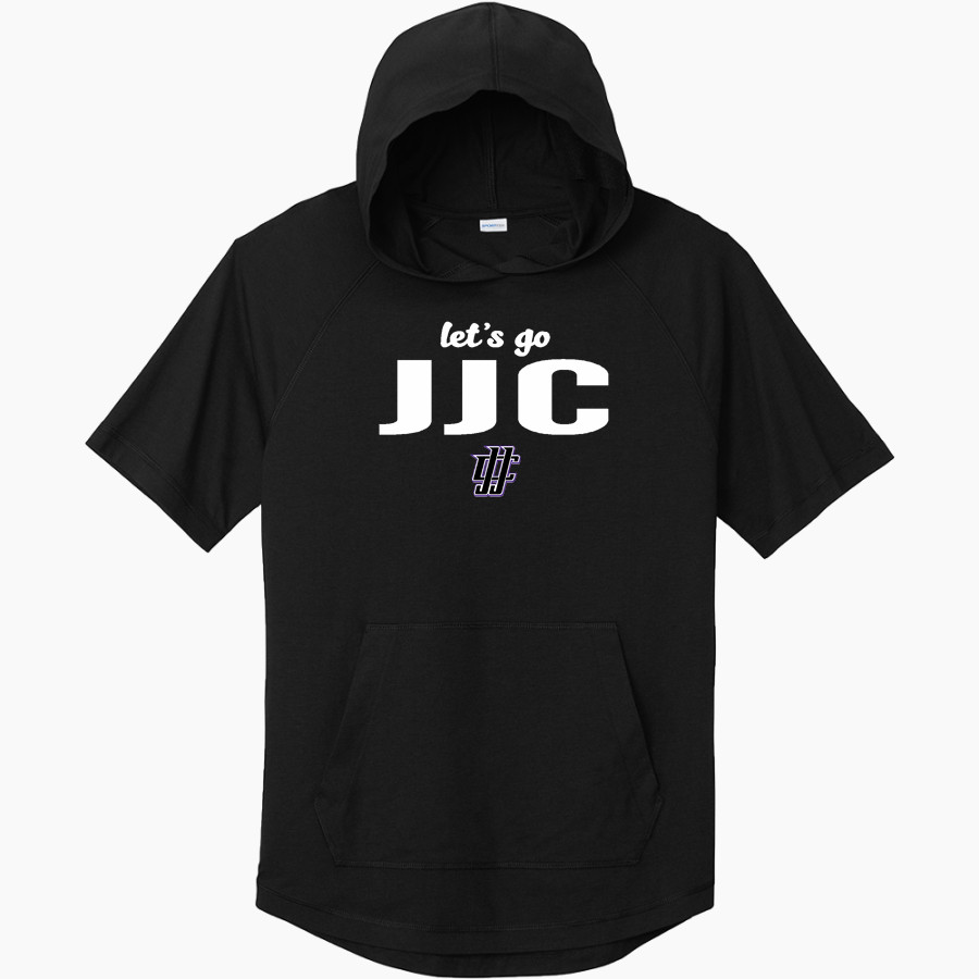 JJC Wolves <span class="pdp-name-mascot">JJC Wolves</span> Sport-Tek Men's PosiCharge Tri-Blend Wicking Short Sleeve Hoodie