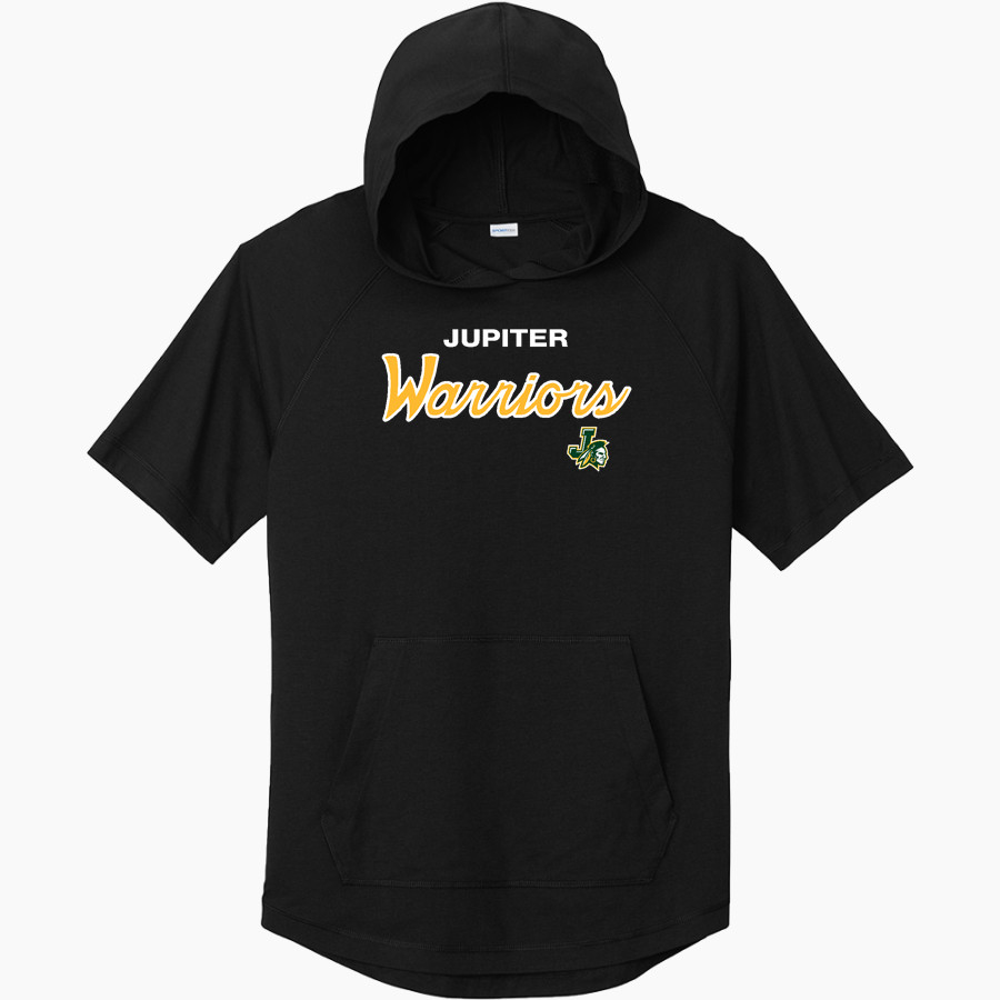 JUPITER HIGH SCHOOL WARRIORS <span class="pdp-name-mascot">JUPITER WARRIORS</span> Sport-Tek Men's PosiCharge Tri-Blend Wicking Short Sleeve Hoodie