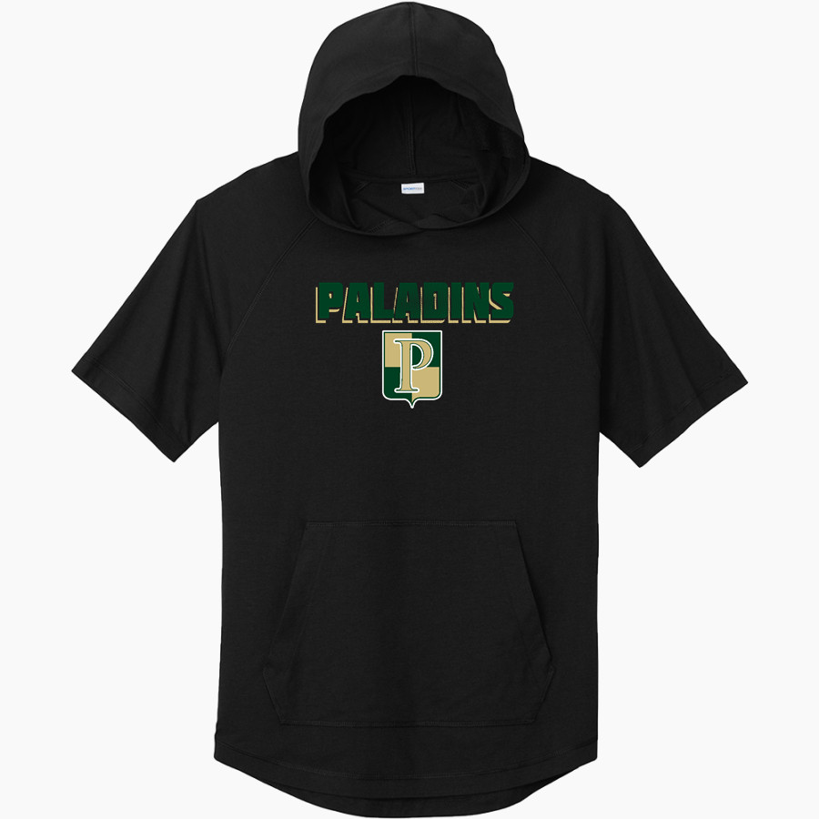 Pinecrest Paladins <span class="pdp-name-mascot">Pinecrest Paladins</span> Sport-Tek Men's PosiCharge Tri-Blend Wicking Short Sleeve Hoodie