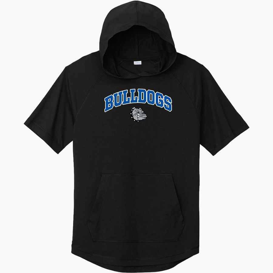 Woodburn Bulldogs <span class="pdp-name-mascot">Woodburn Bulldogs</span> Sport-Tek Men's PosiCharge Tri-Blend Wicking Short Sleeve Hoodie