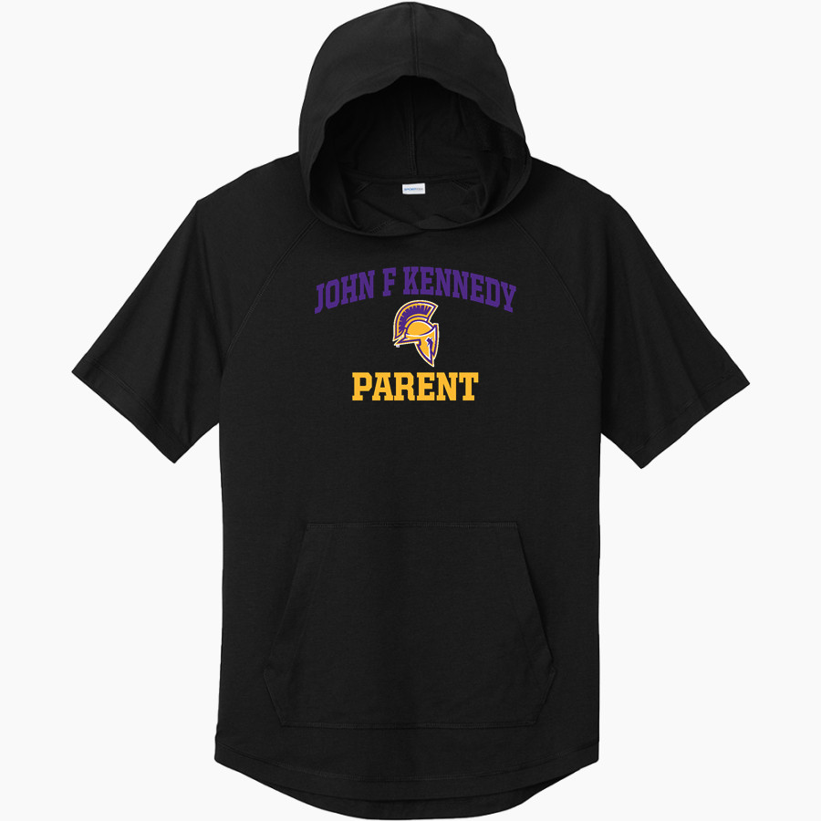 JOHN F KENNEDY HIGH SCHOOL TITANS <span class="pdp-name-mascot">JOHN F KENNEDY TITANS</span> Sport-Tek Men's PosiCharge Tri-Blend Wicking Short Sleeve Hoodie