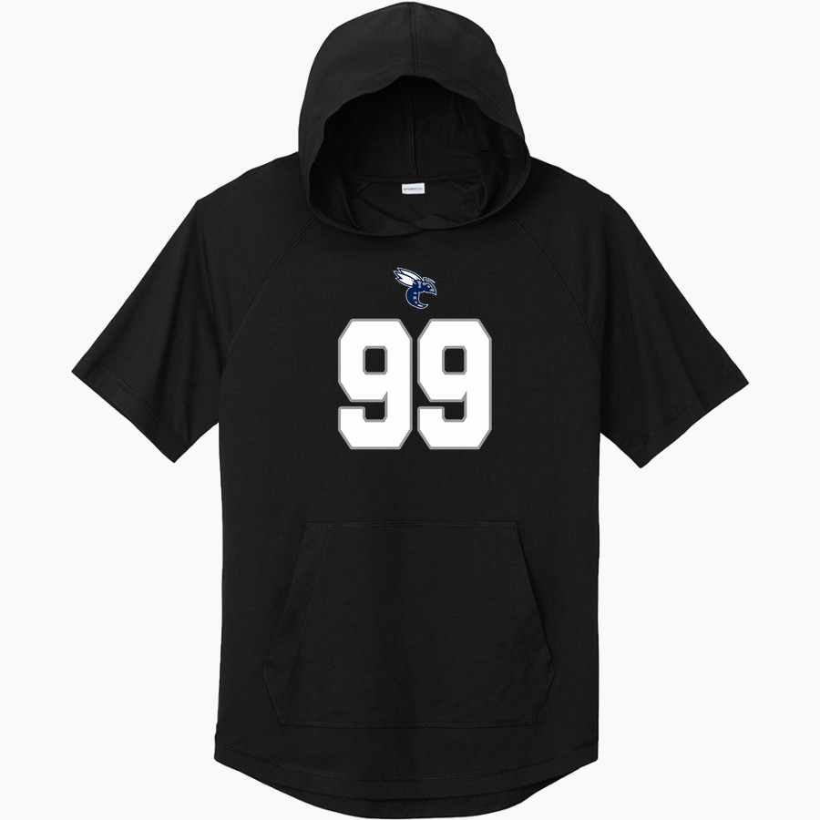 BAKER HIGH SCHOOL HORNETS <span class="pdp-name-mascot">BAKER HORNETS</span> Sport-Tek Men's PosiCharge Tri-Blend Wicking Short Sleeve Hoodie