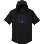 UNIVERSITY HIGH SCHOOL TROJANS <span class="pdp-name-mascot">UNIVERSITY TROJANS</span> Sport-Tek Men's PosiCharge Tri-Blend Wicking Short Sleeve Hoodie Front Thumbnail