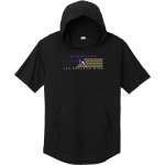 MANNFORD HIGH SCHOOL PIRATES <span class="pdp-name-mascot">MANNFORD PIRATES</span> Sport-Tek Men's PosiCharge Tri-Blend Wicking Short Sleeve Hoodie Front Thumbnail