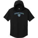 Greenfield Central Cougars Online Store <span class="pdp-name-mascot">Greenfield-Central Cougars</span> Sport-Tek Men's PosiCharge Tri-Blend Wicking Short Sleeve Hoodie Front Thumbnail