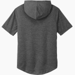 Cascade Christian Challengers Sport-Tek Men's PosiCharge Tri-Blend Wicking Short Sleeve Hoodie Back Thumbnail