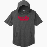 Anchor Bay Tars Tars <span class="pdp-name-mascot">Anchor Bay Tars</span> Sport-Tek Men's PosiCharge Tri-Blend Wicking Short Sleeve Hoodie Front Thumbnail