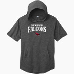 Dunedin Falcons Sport-Tek Men's PosiCharge Tri-Blend Wicking Short Sleeve Hoodie Front Thumbnail