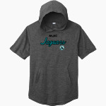 Miami Lakes Jaguars Sport-Tek Men's PosiCharge Tri-Blend Wicking Short Sleeve Hoodie Front Thumbnail