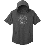 HOWE HIGH SCHOOL BULLDOGS <span class="pdp-name-mascot">HOWE BULLDOGS</span> Sport-Tek Men's PosiCharge Tri-Blend Wicking Short Sleeve Hoodie Front Thumbnail