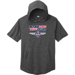 NATIONAL ACADEMY OF ATHLETICS <span class="pdp-name-mascot">NATIONAL ACADEMY OF ATHLETICS</span> Sport-Tek Men's PosiCharge Tri-Blend Wicking Short Sleeve Hoodie Front Thumbnail