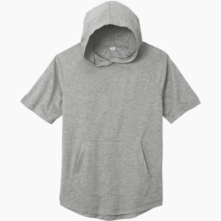 Sport-Tek Men's PosiCharge Tri-Blend Wicking Short Sleeve Hoodie