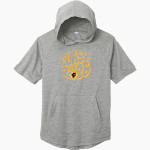 LYNNWOOD HIGH SCHOOL ROYALS <span class="pdp-name-mascot">LYNNWOOD ROYALS</span> Sport-Tek Men's PosiCharge Tri-Blend Wicking Short Sleeve Hoodie Front Thumbnail