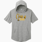 Solon Robinson Elementary Stingers Sport-Tek Men's PosiCharge Tri-Blend Wicking Short Sleeve Hoodie Front Thumbnail