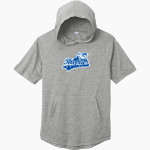 Rapids Softball Rapids Softball <span class="pdp-name-mascot">Rapids Softball</span> Sport-Tek Men's PosiCharge Tri-Blend Wicking Short Sleeve Hoodie Front Thumbnail