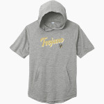 HOT SPRINGS HIGH SCHOOL TROJANS <span class="pdp-name-mascot">HOT SPRINGS TROJANS</span> Sport-Tek Men's PosiCharge Tri-Blend Wicking Short Sleeve Hoodie Front Thumbnail