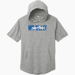 MID VALLEY HIGH SCHOOL SPARTANS <span class="pdp-name-mascot">MID VALLEY SPARTANS</span> Sport-Tek Men's PosiCharge Tri-Blend Wicking Short Sleeve Hoodie Front Thumbnail