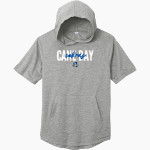 Cane Bay Cobras Sport-Tek Men's PosiCharge Tri-Blend Wicking Short Sleeve Hoodie Front Thumbnail