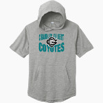 Chandler Gilbert Coyotes Sport-Tek Men's PosiCharge Tri-Blend Wicking Short Sleeve Hoodie Front Thumbnail