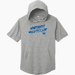 WINDTHORST HIGH SCHOOL TROJANS <span class="pdp-name-mascot">WINDTHORST TROJANS</span> Sport-Tek Men's PosiCharge Tri-Blend Wicking Short Sleeve Hoodie Front Thumbnail