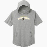 PERRYSBURG HIGH SCHOOL YELLOW JACKETS <span class="pdp-name-mascot">PERRYSBURG YELLOW JACKETS</span> Sport-Tek Men's PosiCharge Tri-Blend Wicking Short Sleeve Hoodie Front Thumbnail