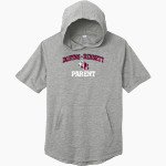 DOBYNS-BENNETT HIGH SCHOOL INDIANS Sport-Tek Men's PosiCharge Tri-Blend Wicking Short Sleeve Hoodie Front Thumbnail