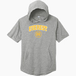 Everest Academy Sport-Tek Men's PosiCharge Tri-Blend Wicking Short Sleeve Hoodie Front Thumbnail