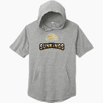 Yakima Sunkings Sunkings <span class="pdp-name-mascot">Yakima Sunkings</span> Sport-Tek Men's PosiCharge Tri-Blend Wicking Short Sleeve Hoodie Front Thumbnail