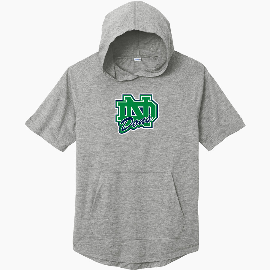Notre Dame College Prep The Official Online Store <span class="pdp-name-mascot">Notre Dame Dons</span> Sport-Tek Men's PosiCharge Tri-Blend Wicking Short Sleeve Hoodie