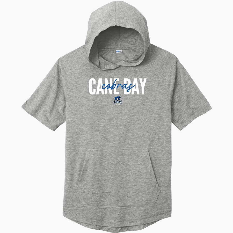 Cane Bay Cobras Sport-Tek Men's PosiCharge Tri-Blend Wicking Short Sleeve Hoodie