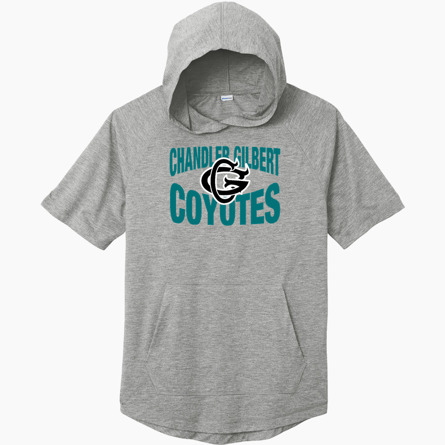 Chandler Gilbert Coyotes Sport-Tek Men's PosiCharge Tri-Blend Wicking Short Sleeve Hoodie