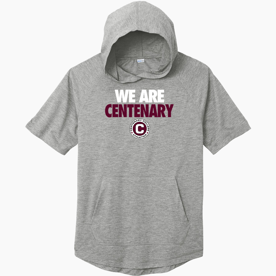 Centenary Gents <span class="pdp-name-mascot">Centenary Gents</span> Sport-Tek Men's PosiCharge Tri-Blend Wicking Short Sleeve Hoodie
