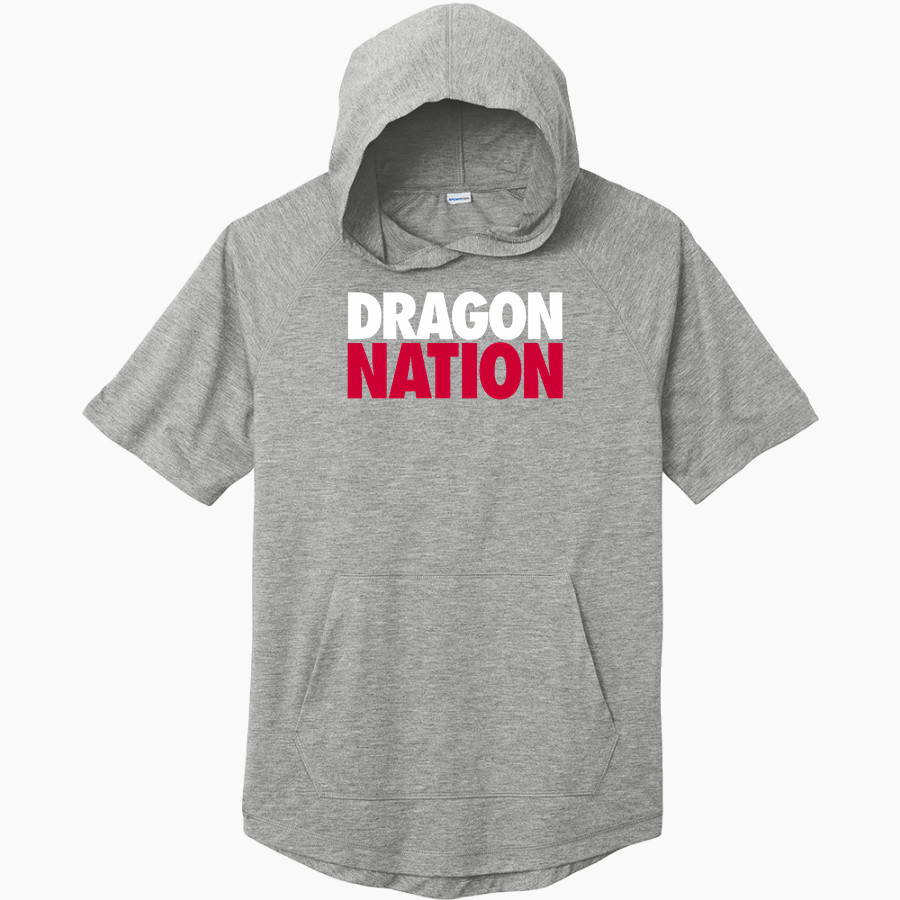 MSUM Dragons <span class="pdp-name-mascot">MSUM Dragons</span> Sport-Tek Men's PosiCharge Tri-Blend Wicking Short Sleeve Hoodie