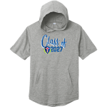 Arrowhead Christian Eagles <span class="pdp-name-mascot">Arrowhead Christian Academy Eagles</span> Sport-Tek Men's PosiCharge Tri-Blend Wicking Short Sleeve Hoodie Front Thumbnail