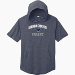 Sierra Canyon School Trailblazers Online Store Sport-Tek Men's PosiCharge Tri-Blend Wicking Short Sleeve Hoodie Front Thumbnail