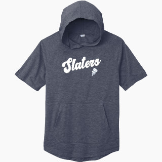 Sport-Tek Men's PosiCharge Tri-Blend Wicking Short Sleeve Hoodie