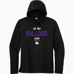 BEMENT MIDDLE SCHOOL BULLDOGS <span class="pdp-name-mascot">BEMENT BULLDOGS</span> Sport-Tek Men's PosiCharge Tri-Blend Long Sleeve Hoodie Tee Front Thumbnail
